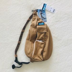 KAVU Mini Rope Sling Bag, Heritage Khaki